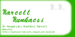 marcell munkacsi business card